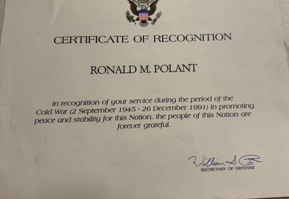 UNITED STATES COAST GUARD

REAR ADMIRAL RONALD M. POLANT

NAMED AVIATION & COMMAND GROUPING