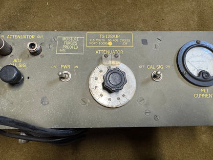 Original WWII-era U.S. Navy TS-128/UP test set