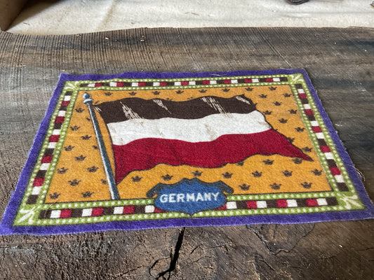 WWI Tobacco Felt Flag (appox 6x9)