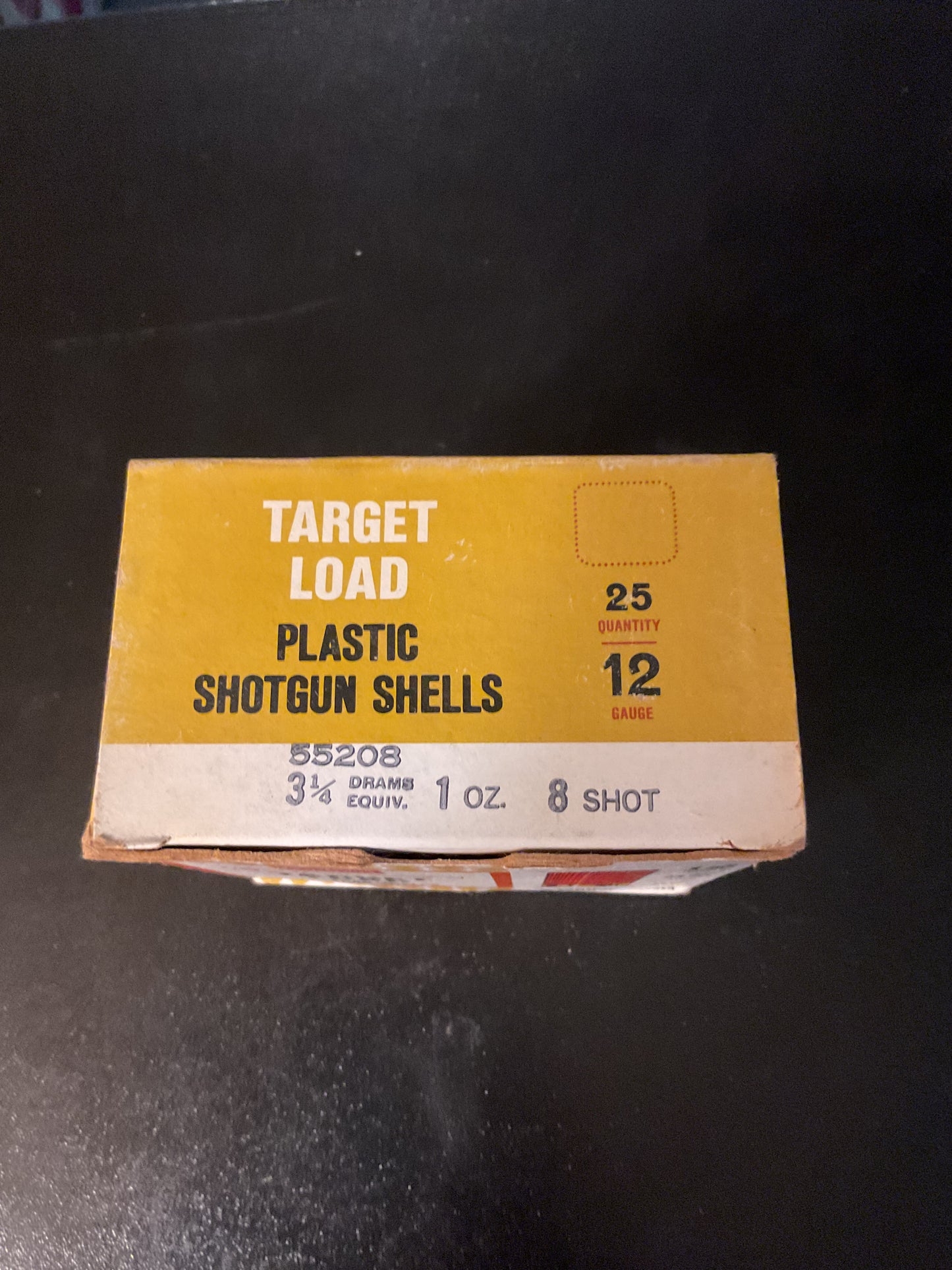 Vintage Sears Ted Williams 12 Gauge Target Load Shotgun Shells — Full Box of 25