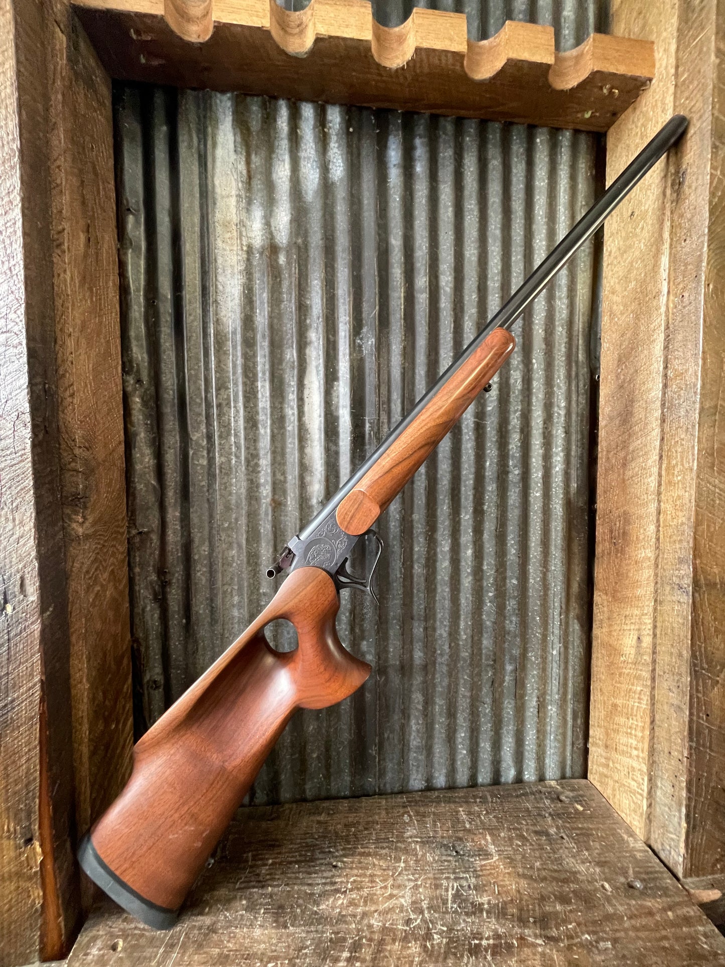 Thompson/Center Contender Rifle — .22 LR Match Barrel w/ Thumbhole Stock