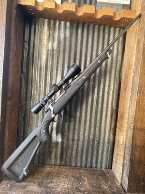Ruger M77 Mark II “Boat Paddle” Zytel Stock – 7.62x39 – Weaver 3-10x Scope