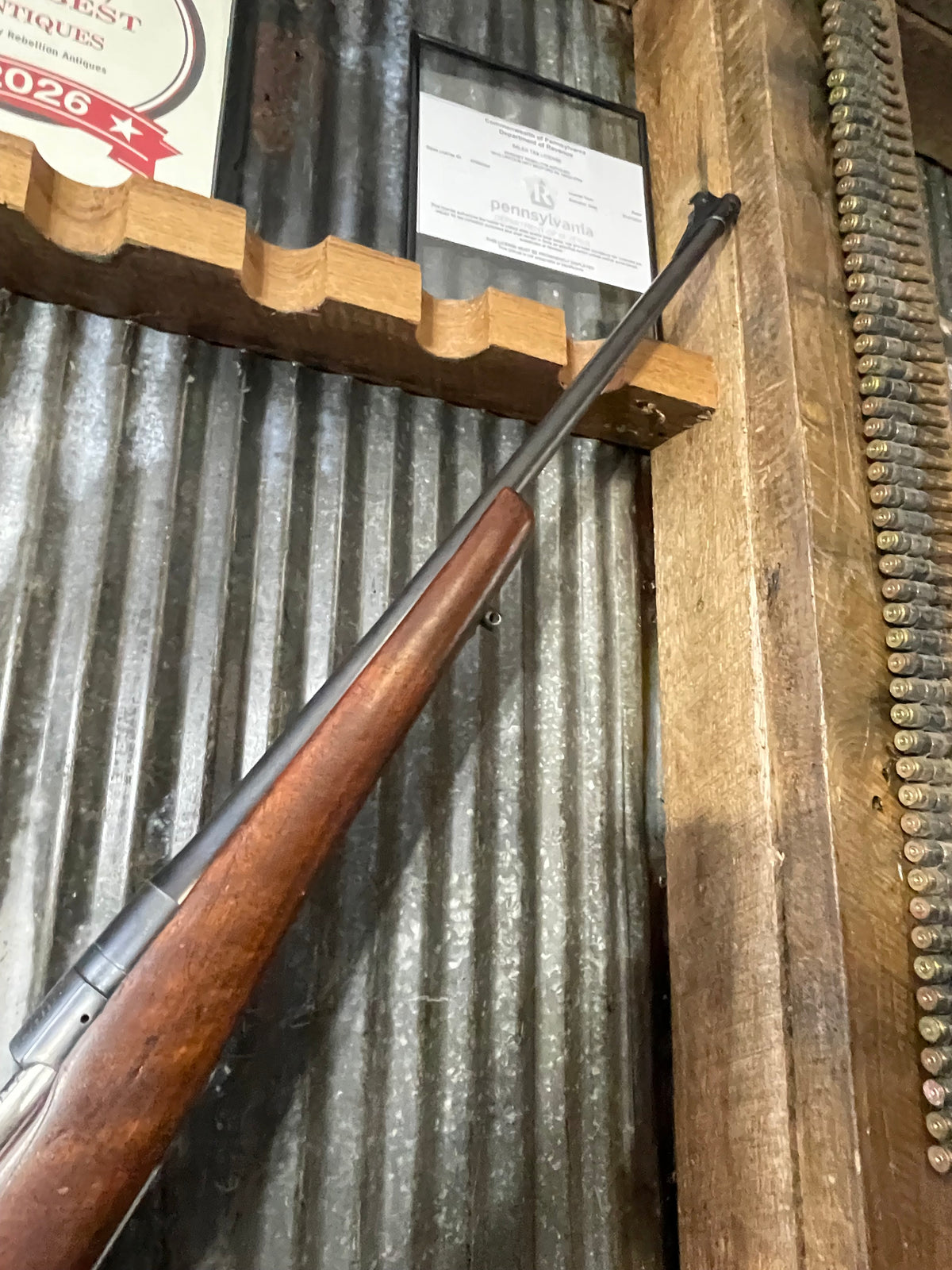 U.S. Model 1917 Eddystone Sporter .30-06 – Custom Single-Shot – Receiver Peep Sight