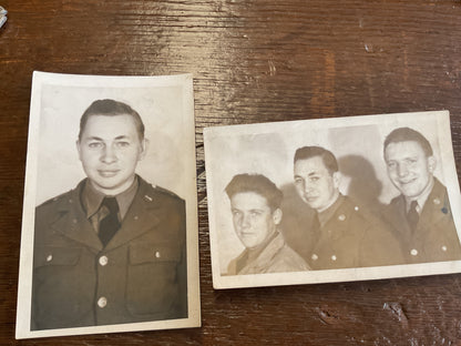 Real Photo Postcards with Named Soldiers (2)
