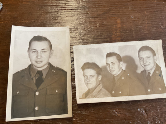 Real Photo Postcards with Named Soldiers (2)
