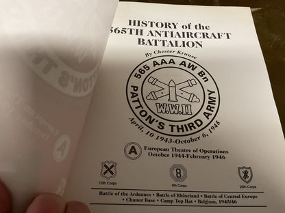 History of the 565th Antiaircraft Batallion