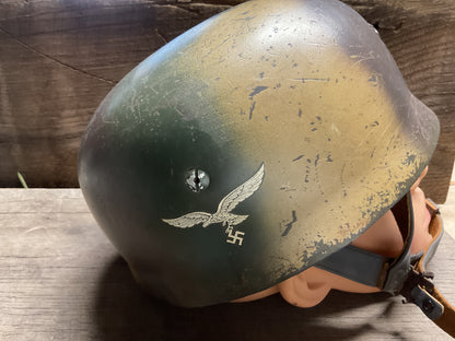 WWII German Reproduction Fallschirmjager Paratrooper Helmet-Camo
