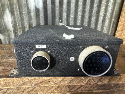 WWII-era U.S. military J-105/APQ-13A aircraft radar/electronics junction box