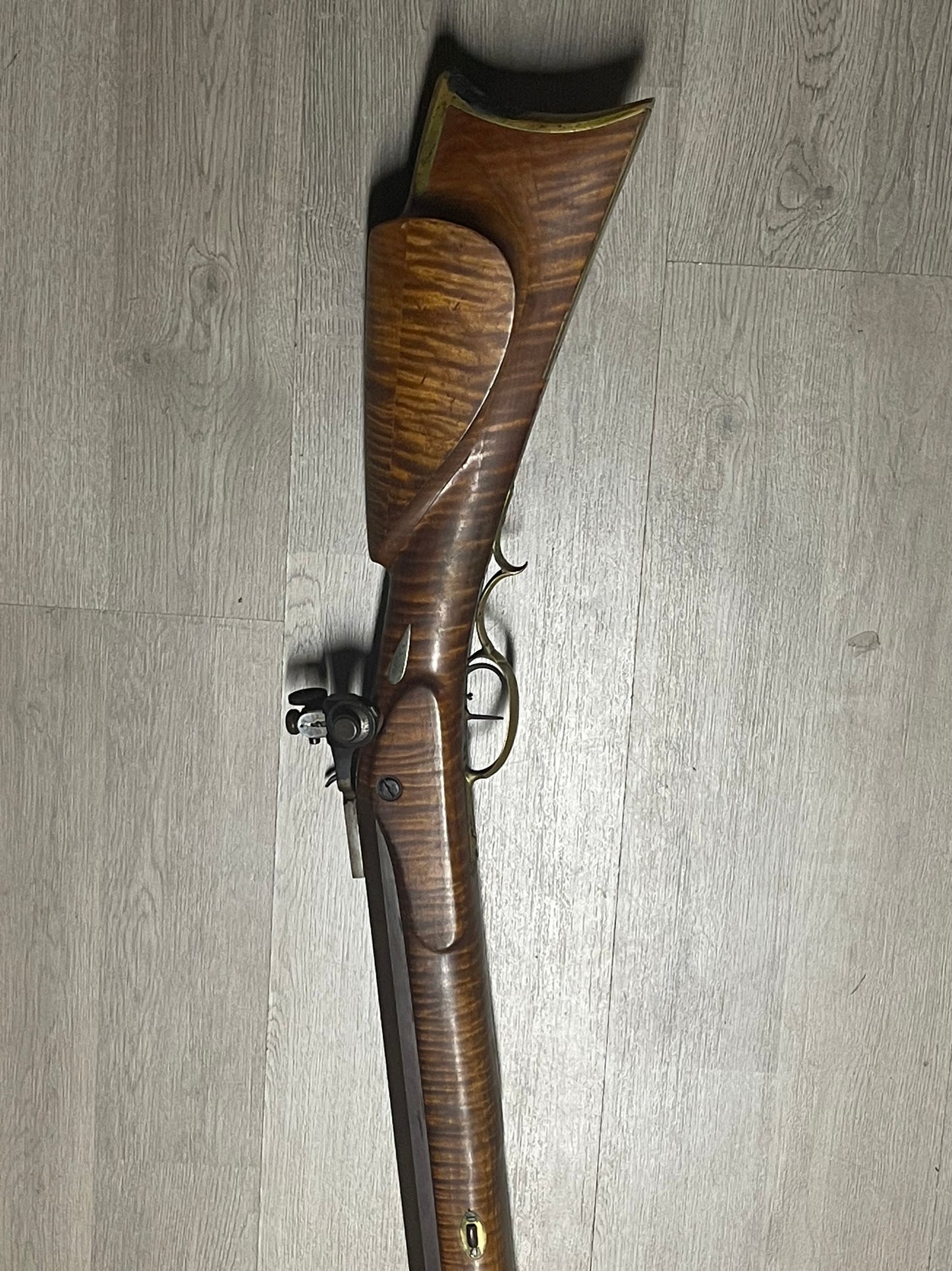 Custom .50 Cal “Chunk Gun” – Joe Sivits (New Paris, PA) – Heavy Octagon Barrel – Tiger Maple
