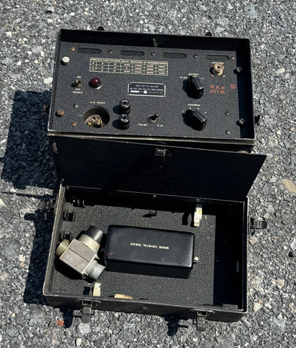WWII U.S. Navy TS-251/UP Radar Test Set with Original Transit Case – July 1945
