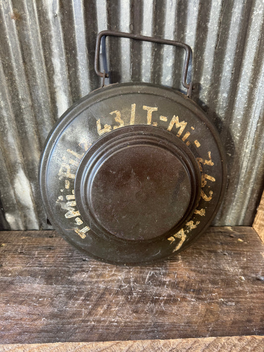 WWII German Tellermine Anti-Tank Mine — Inert Display