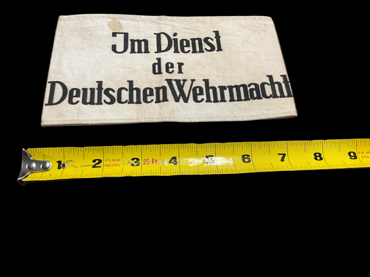 WWII German “In Service of the German “Forces” Non- Military