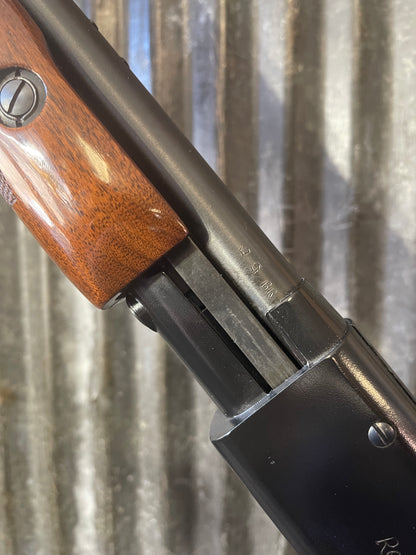 Beautiful Remington Model 572 Fieldmaster BDL pump-action rifle chambered in .22 LR, manufactured in January 1997.
