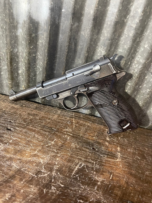 WWII German Walther P38 “ac43” 9mm Pistol – Matching Numbers w/ Holster & 2 Magazines