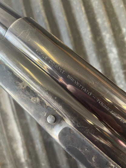 Exceptional 1950s Cosmi Brevettato Special-Order 12 Gauge – Three-Barrel Set – Case-Hardened Receiver – English Straight-Hand Stock – Original Fitted Case – Robert Foman Provenance