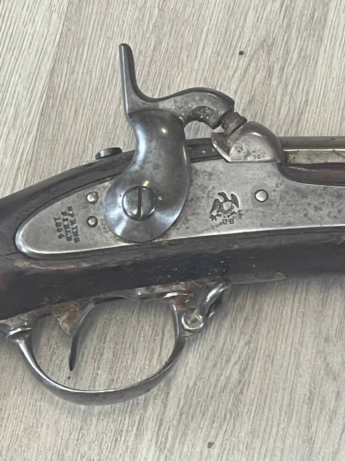 U.S. Springfield Model 1842 Musket – .69 Caliber – 1854 Dated Lock Plate