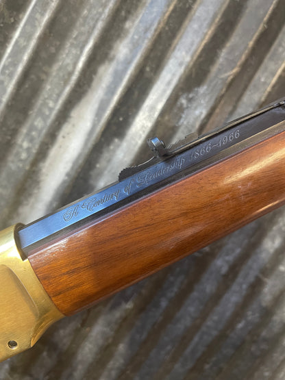 Winchester Model 94 Centennial 1866–1966 .30-30 Winchester Lever Action Rifle – Brass Receiver – 26” Octagon Barrel