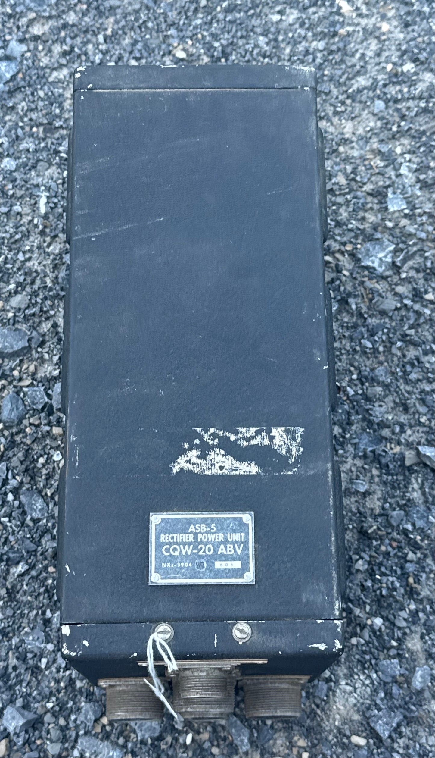 WWII U.S. Navy ASB-5 Radar Rectifier Power Unit CQW-20 ABV