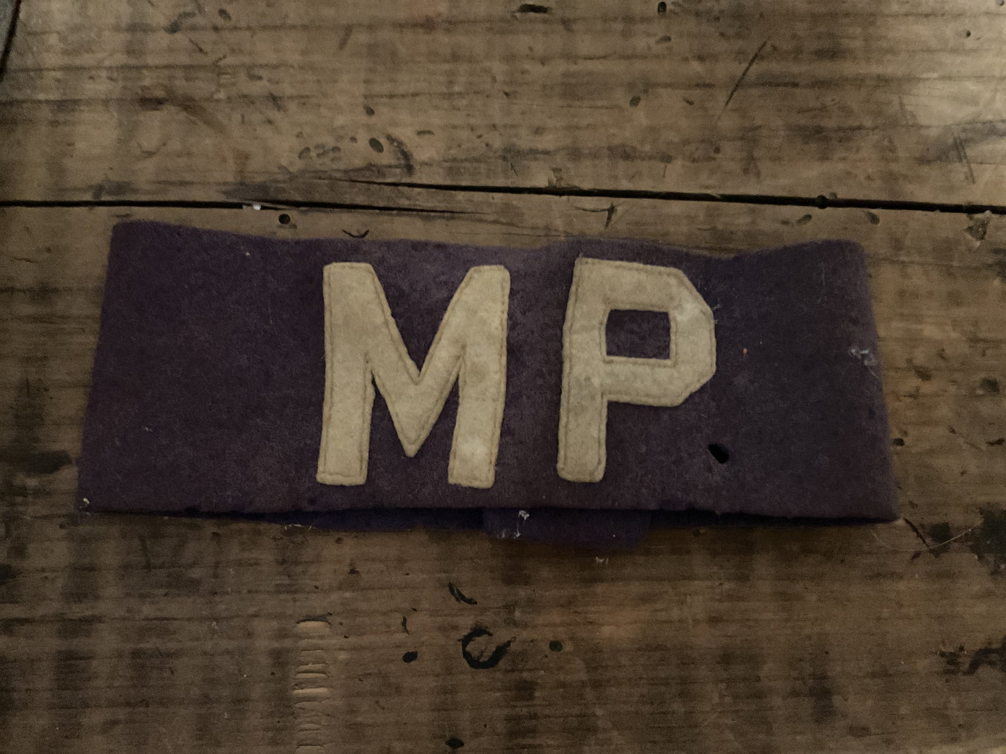 Vietnam-era MP Helmet and Armband