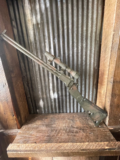 Springfield Armory M6 Scout Survival Rifle – .22 Magnum / .410 Bore – Camo Finish – Weaver K15 Scope