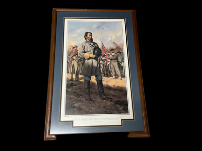 “Colonel of the Confederacy” by Don Troiani, 1980’s Autographed