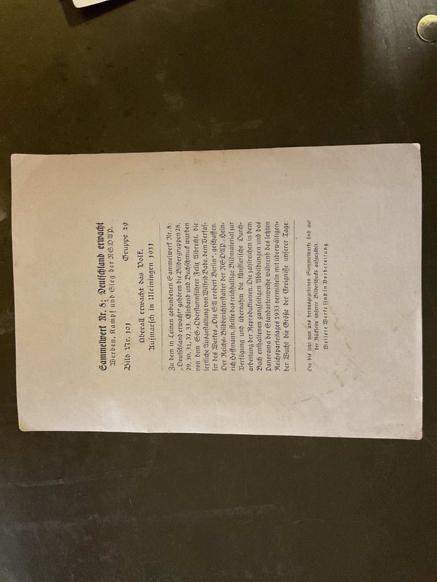 Original German WWII-Era Propaganda