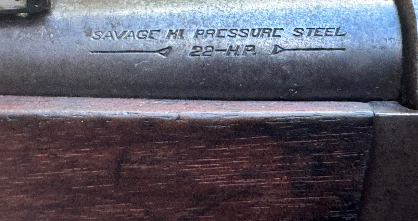 1899 Savage Takedown Carbine .22 High Power