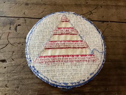 WWII U.S. Civil Defense Air Raid Warden Embroidered Patch-Citizens Defense Corps.