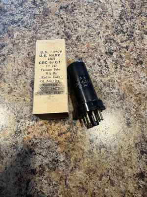 WWII JAN CRC 6AG7 / VT-247 VACUUM TUBE