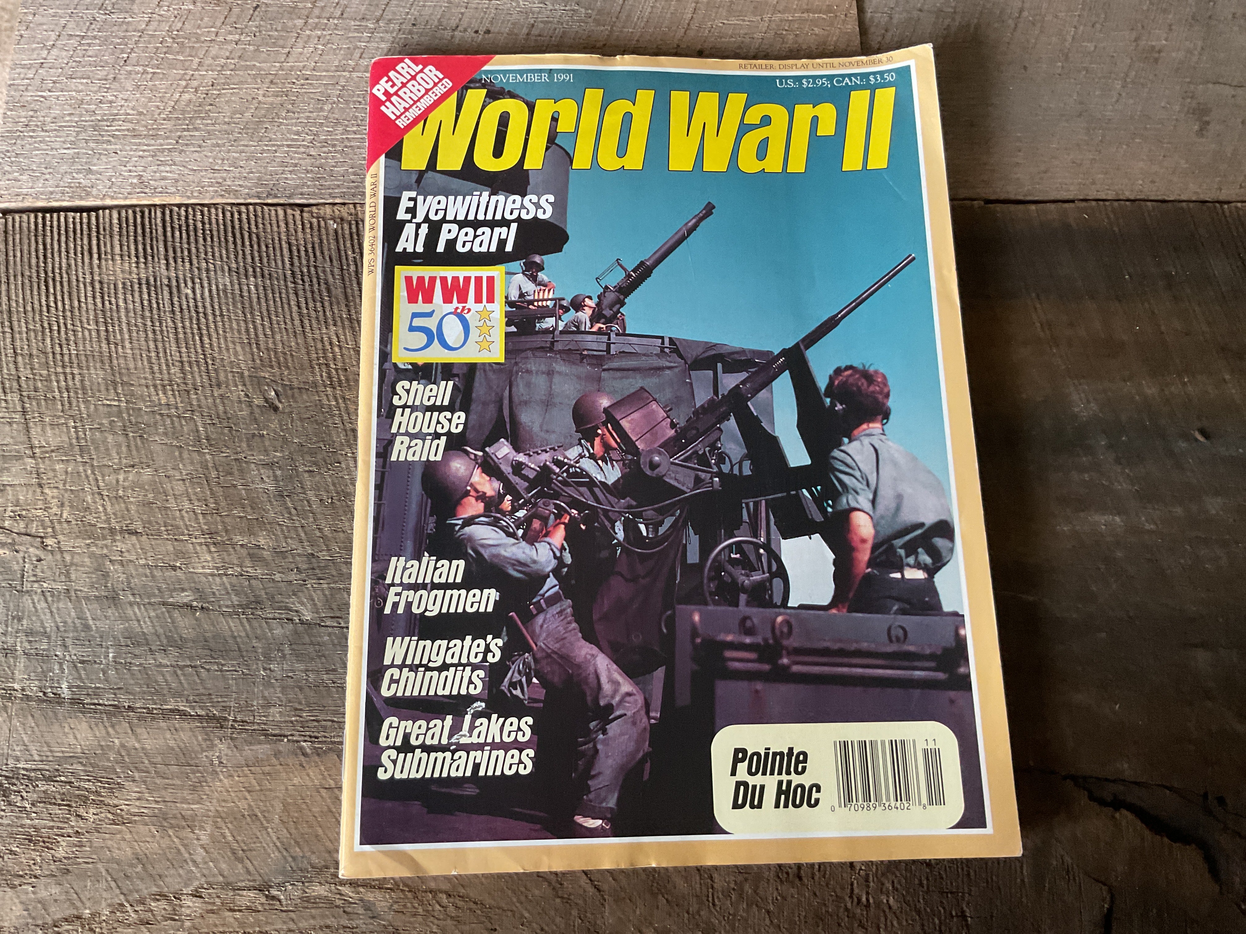 World War II Magazine November 1991 – Whiskey Rebellion Antiques
