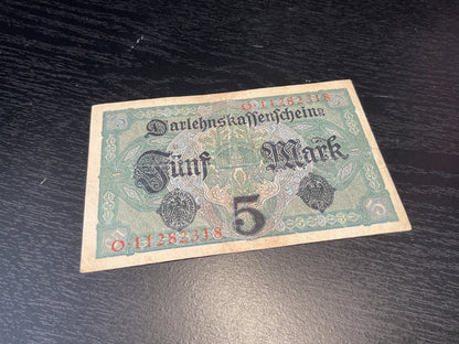 German 5 Mark Banknote 1917
