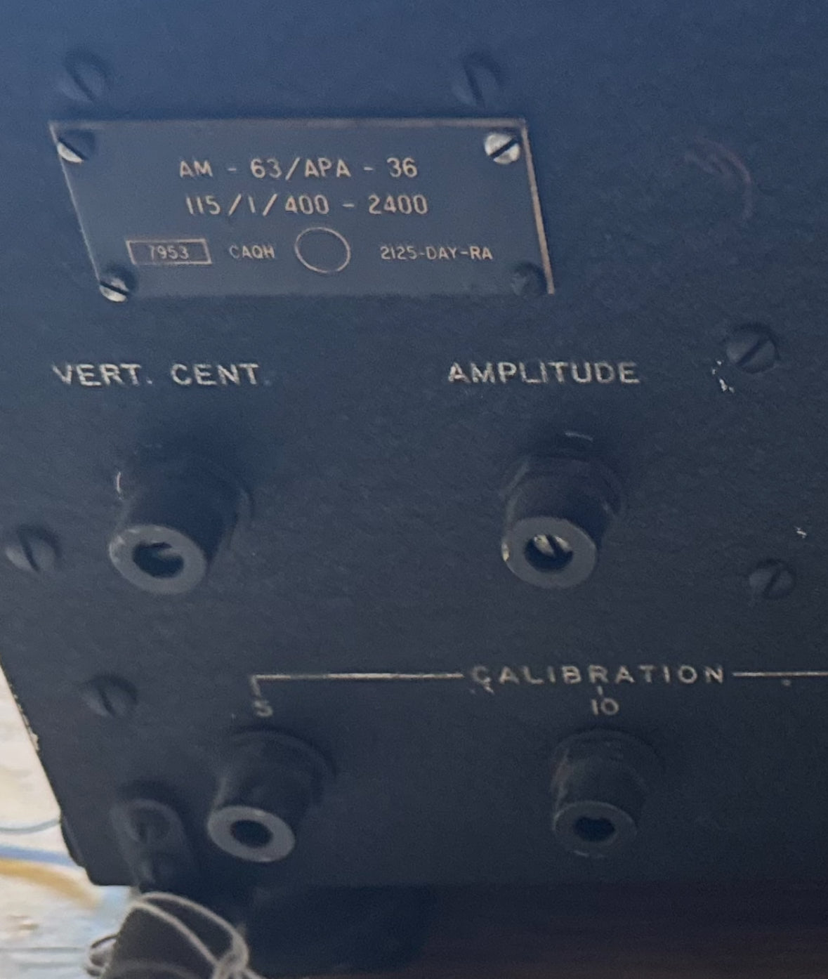 WWII AN/APA-36 Radar Indicator Unit