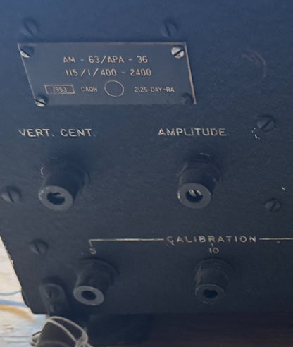 WWII AN/APA-36 Radar Indicator Unit