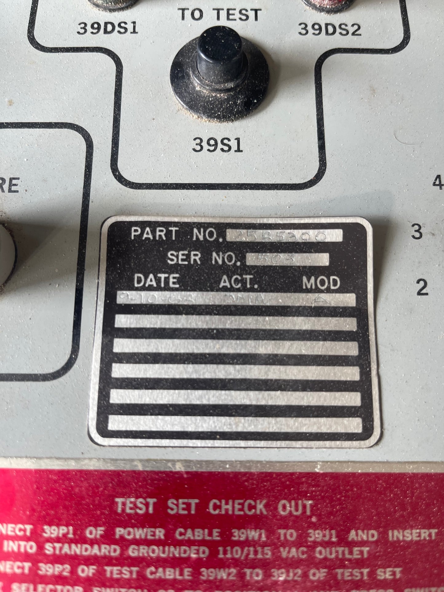 U.S. Navy Electro Explosive Device Test Set Mark 48 Mod 0 (1963) – Complete with Test Cables – Untested