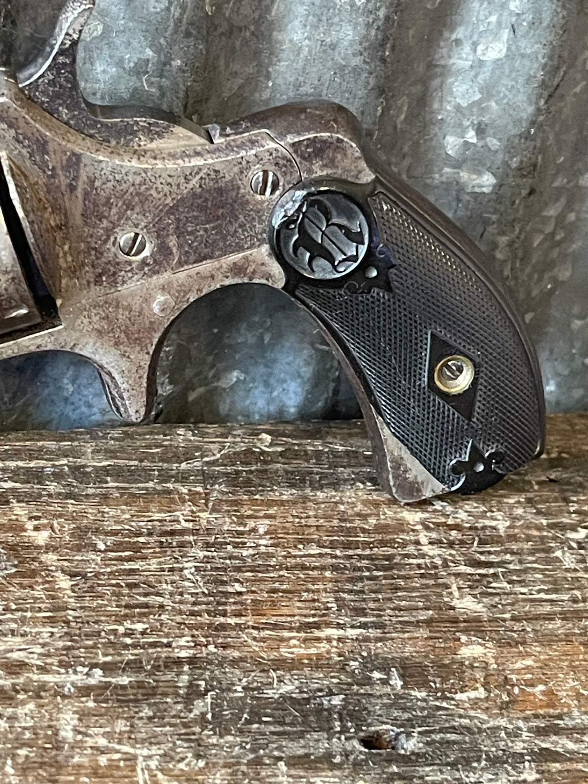 Remington-Smoot New Model No. 2 .32 Rimfire Antique Revolver – Nickel Finish – Project/Collector Piece