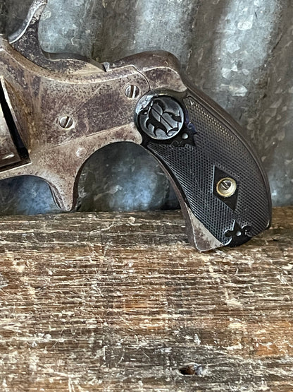 Remington-Smoot New Model No. 2 .32 Rimfire Antique Revolver – Nickel Finish – Project/Collector Piece
