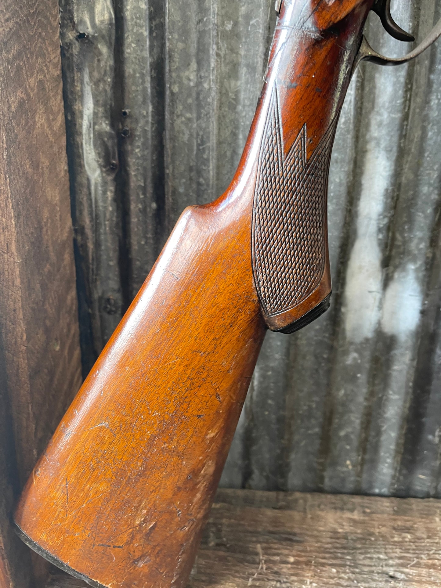 Crescent Arms “Plymouth” Side-by-Side Shotgun – 16 Gauge