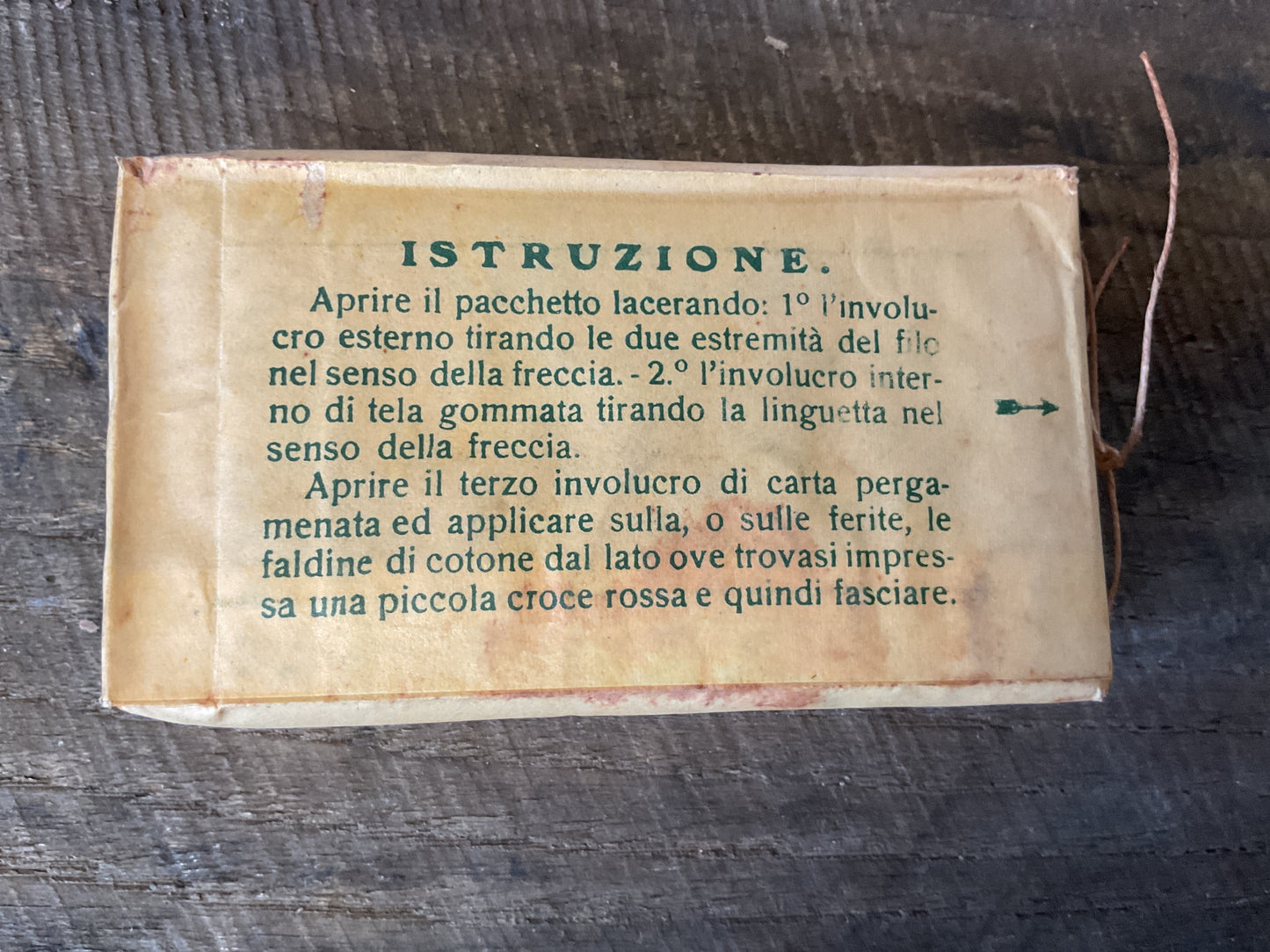 Italian Army Individual Medicine Pack
