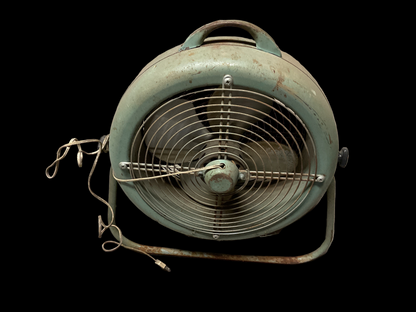 WWII Era Lasko Green Fan