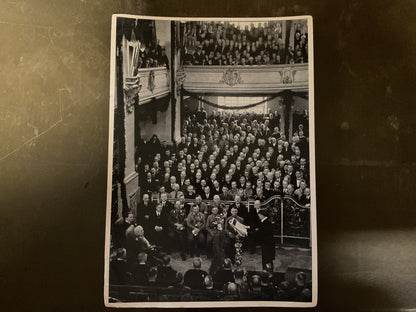 Original 1933 German Propaganda Photo Card-Potsdam State Ceremony