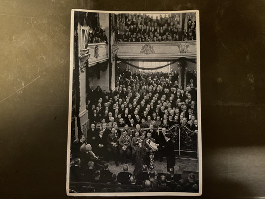 Original 1933 German Propaganda Photo Card-Potsdam State Ceremony