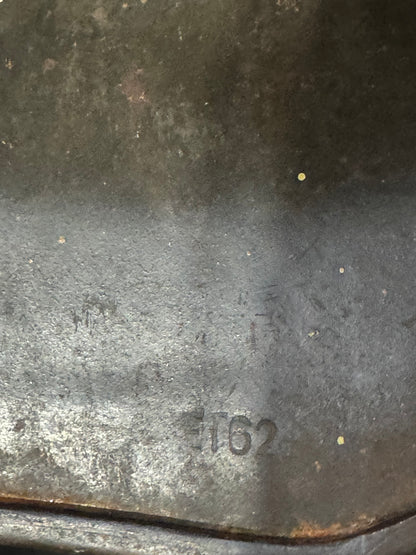 Original WWII German Luftwaffe M40 Single Decal Helmet Shell – Untouched Combat Relic