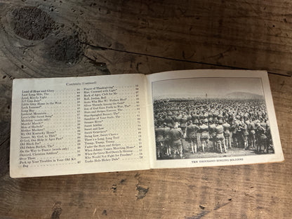 1918 U.S. Army Song Book-WWI War Dept Issued Pocket Song Book
