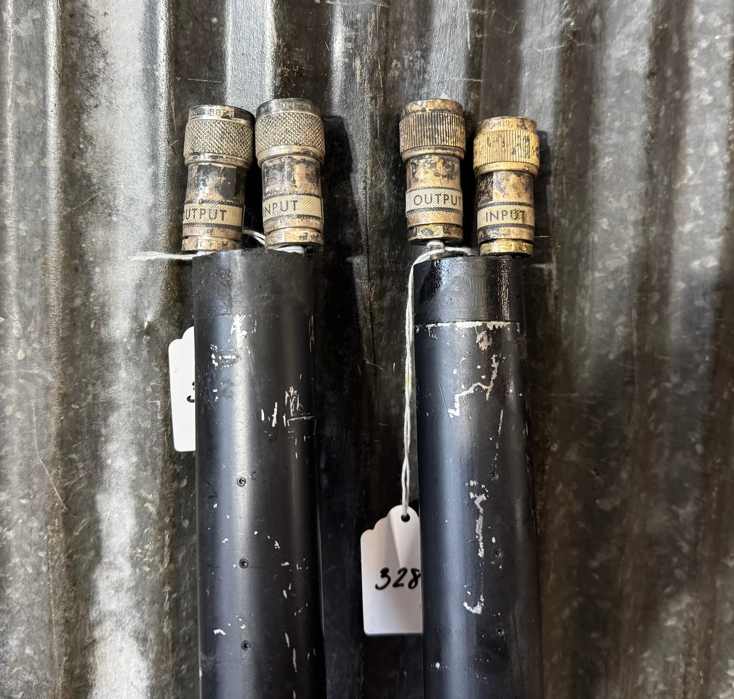 Pair of RCA 6861 Electron Tubes – Military Radar/Microwave Components