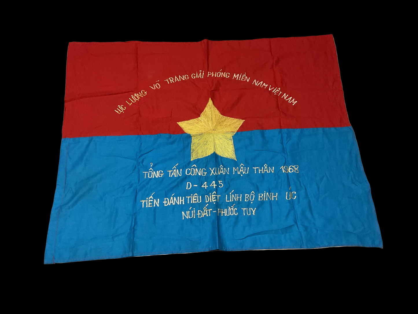 Original Viet Cong D445 Battalion Battle Flag