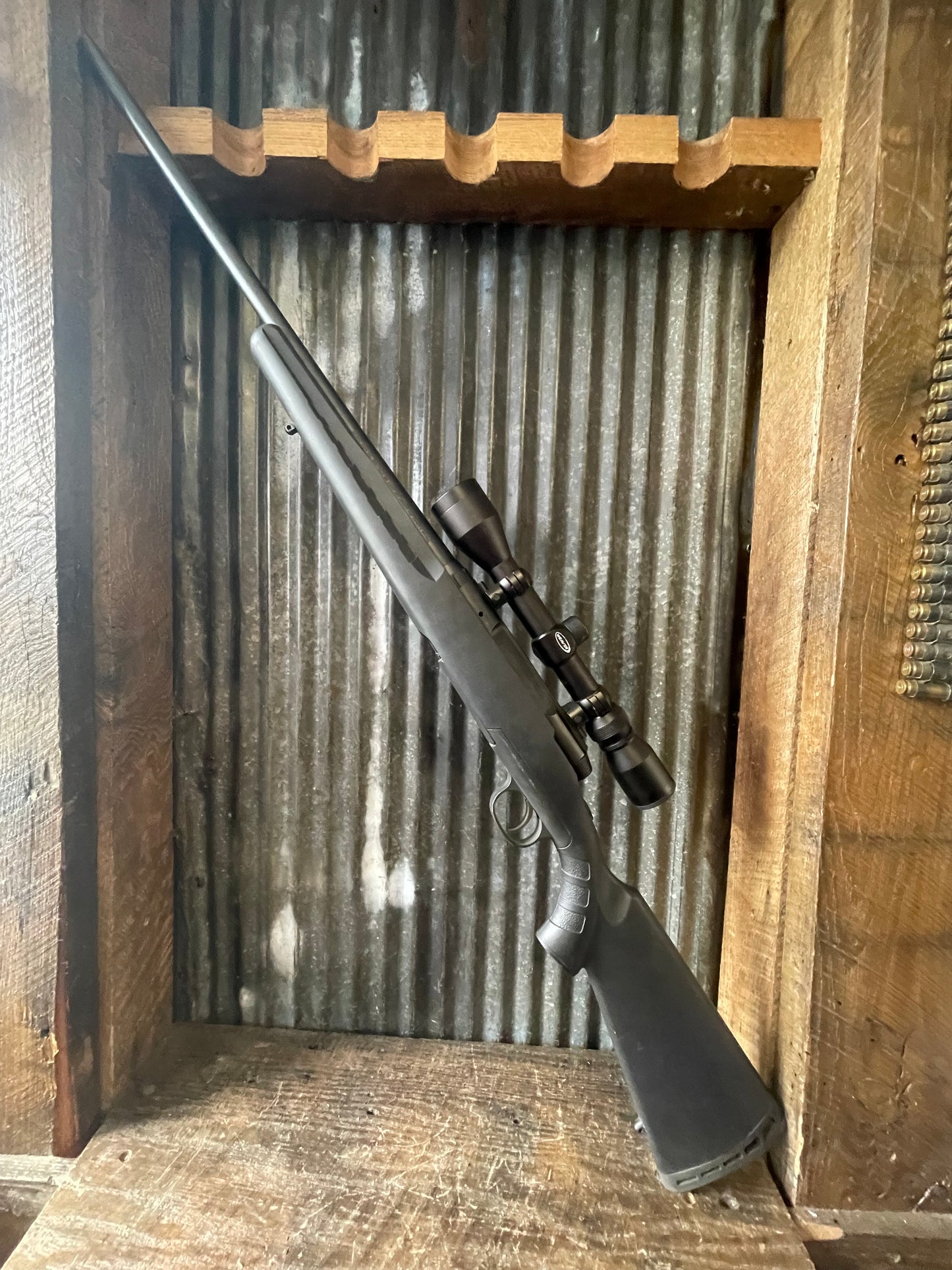 Savage Axis XP Bolt Action Rifle – .243 Winchester – Weaver 3-9x Scope