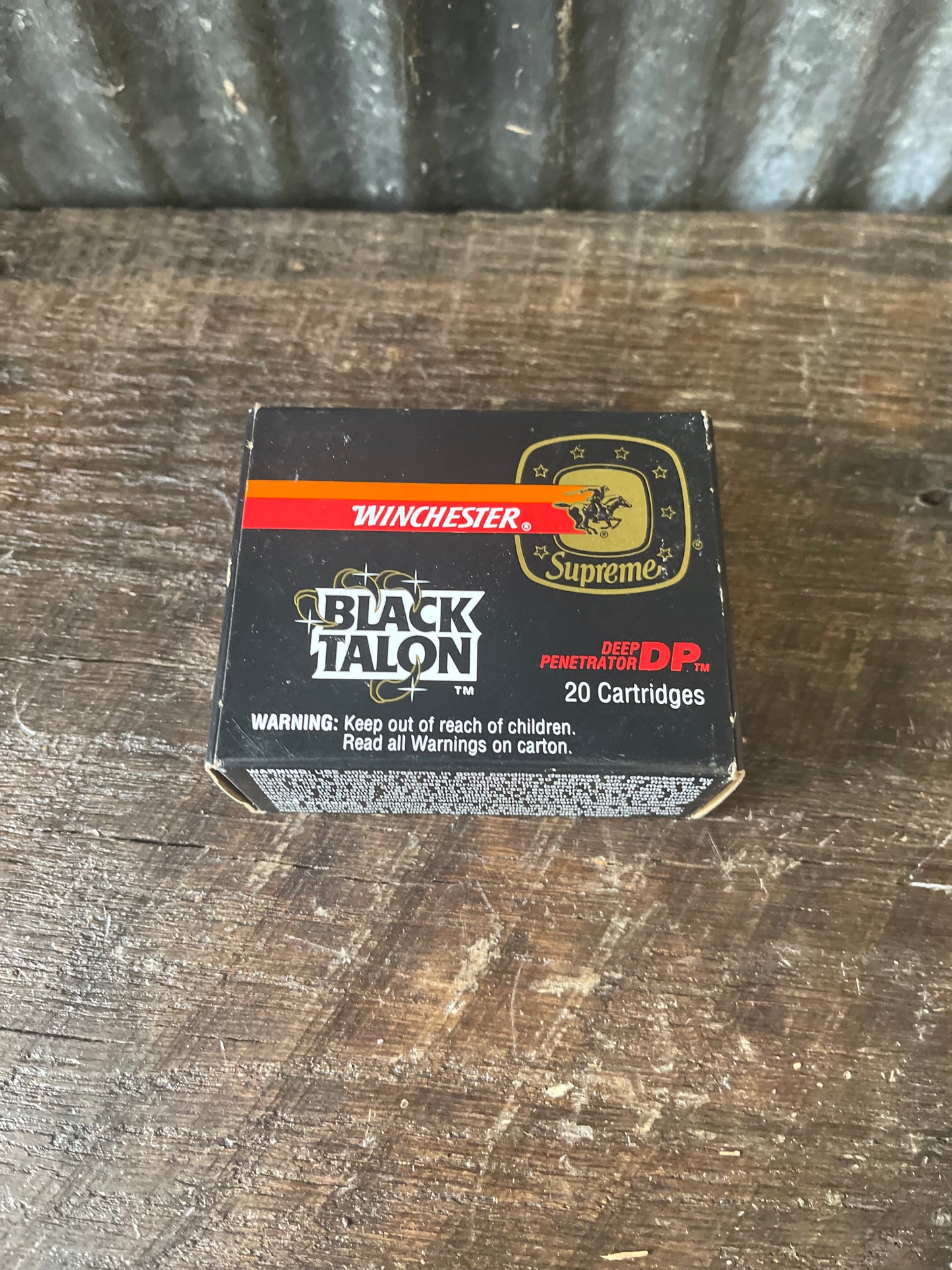 Winchester Black Talon 9mm Ammunition – 147gr SXT – 20 Round Box – Vintage / Discontinued