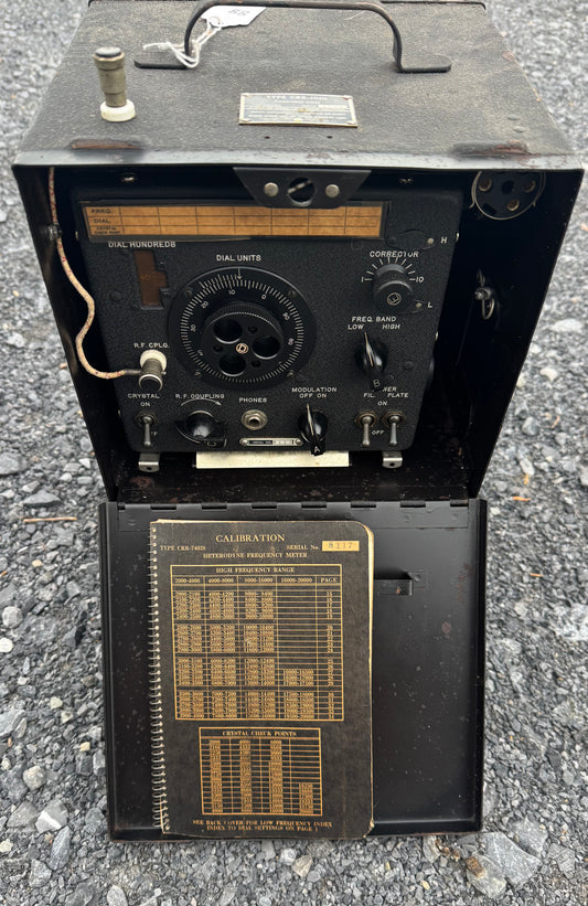 WWII U.S. Navy Bendix CRR-74028 Heterodyne Frequency Meter