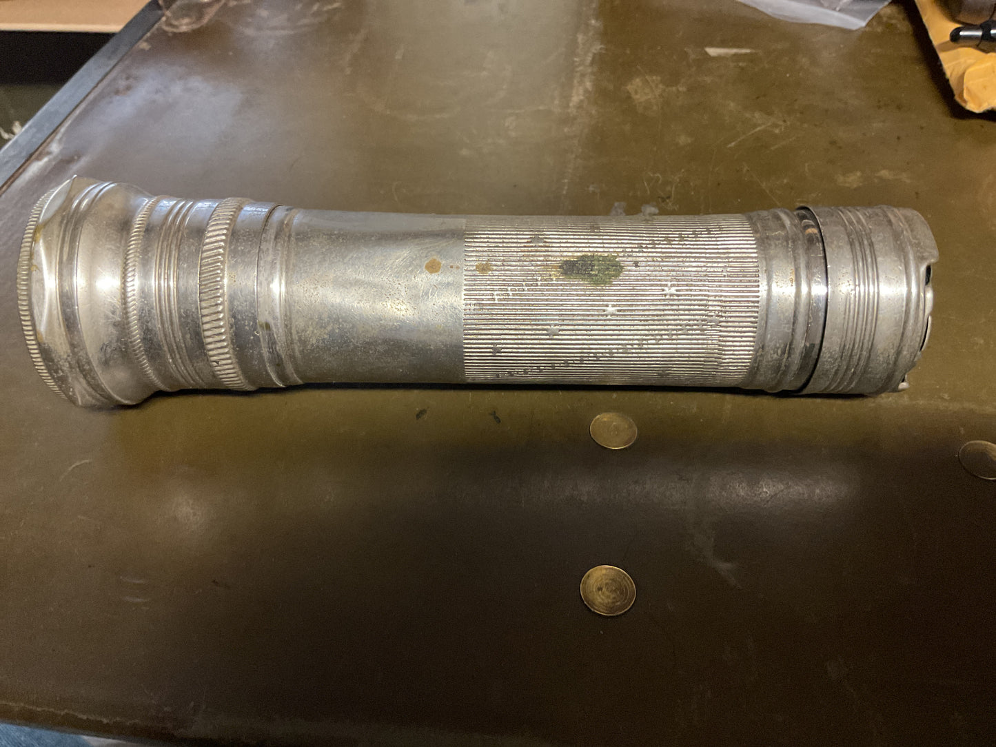 Vintage WWII-Era Military Flashlight
