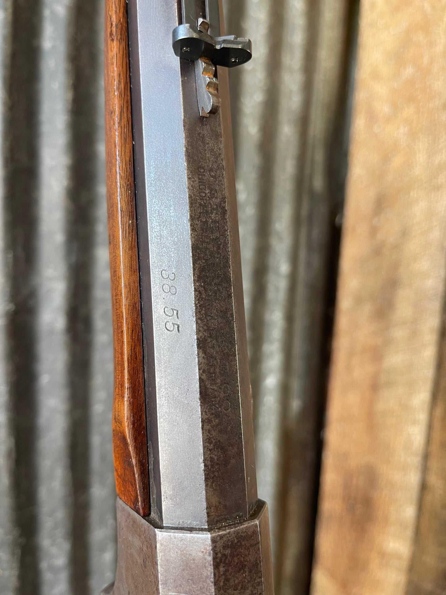 Stevens Model 44½ Ideal .38-55 Single Shot Falling Block Rifle – Schuetzen Configuration